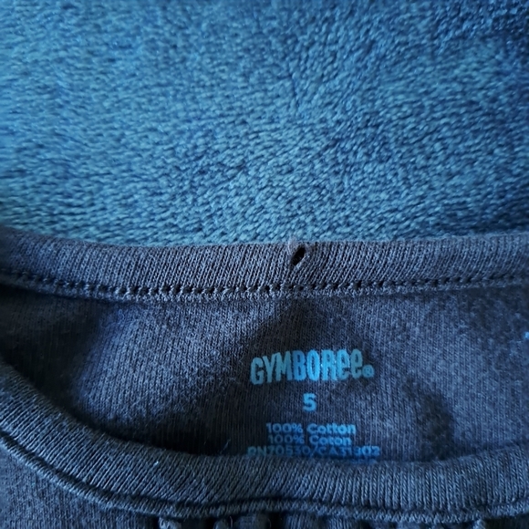 Gymboree girls size 5 brown long sleeve shirt has tiny hole in the back collar - Picture 2 of 3